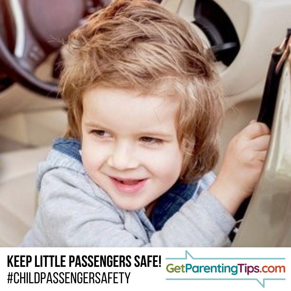 Keep litle passengers safe! #childpassengersafety.  Boy. GetParentingTips.com